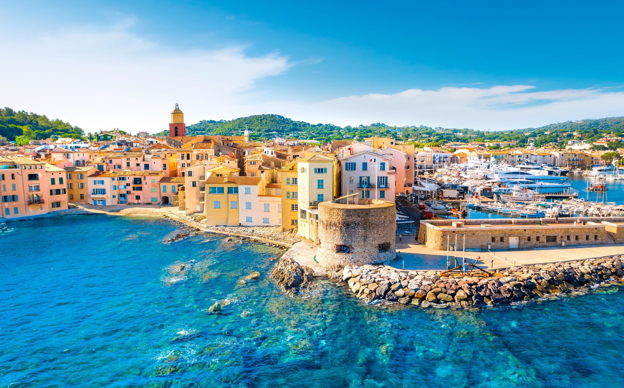 View,Of,The,City,Of,Saint-tropez,,Provence,,Cote,D'azur,,A